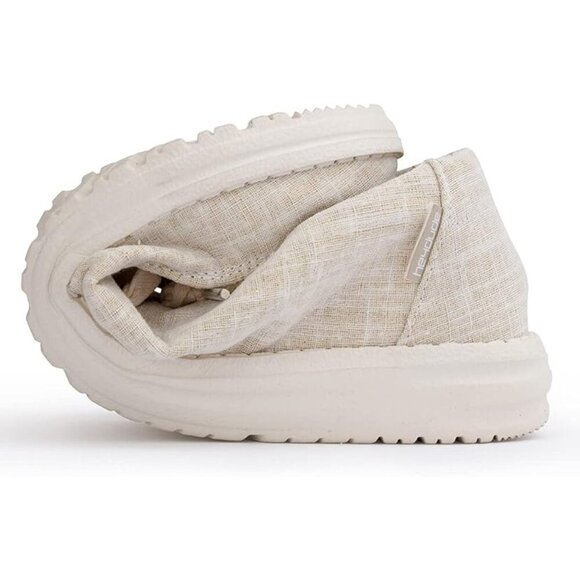 Hey Dude Wendy Sparkling Gold Glitter Slip On Low Top Comfort Shoe NIB size 7 - Picture 5 of 5